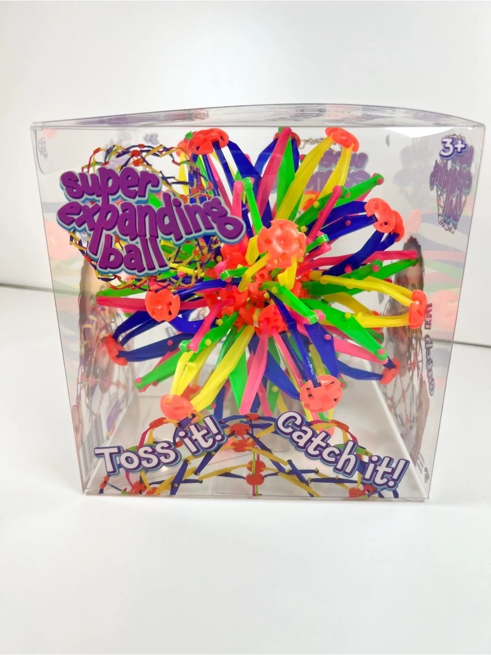 NIB Super Expanding ball Mini Sphere Toy Rainbow Expandable STEM Fidget